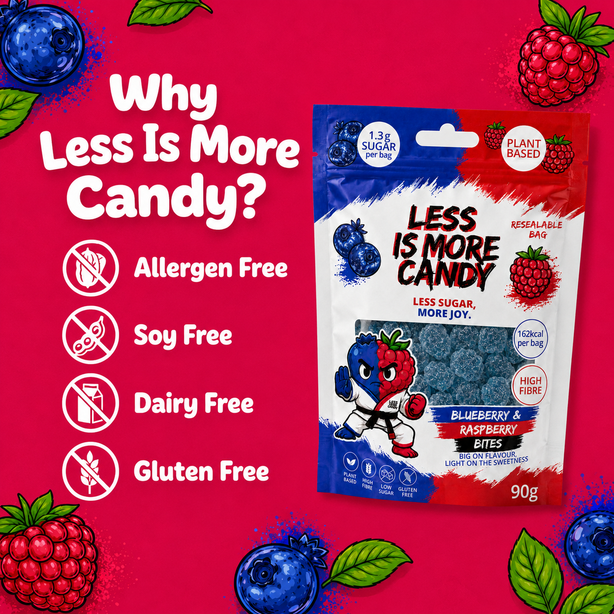 BLUEBERRY & RASPBERRY BITES