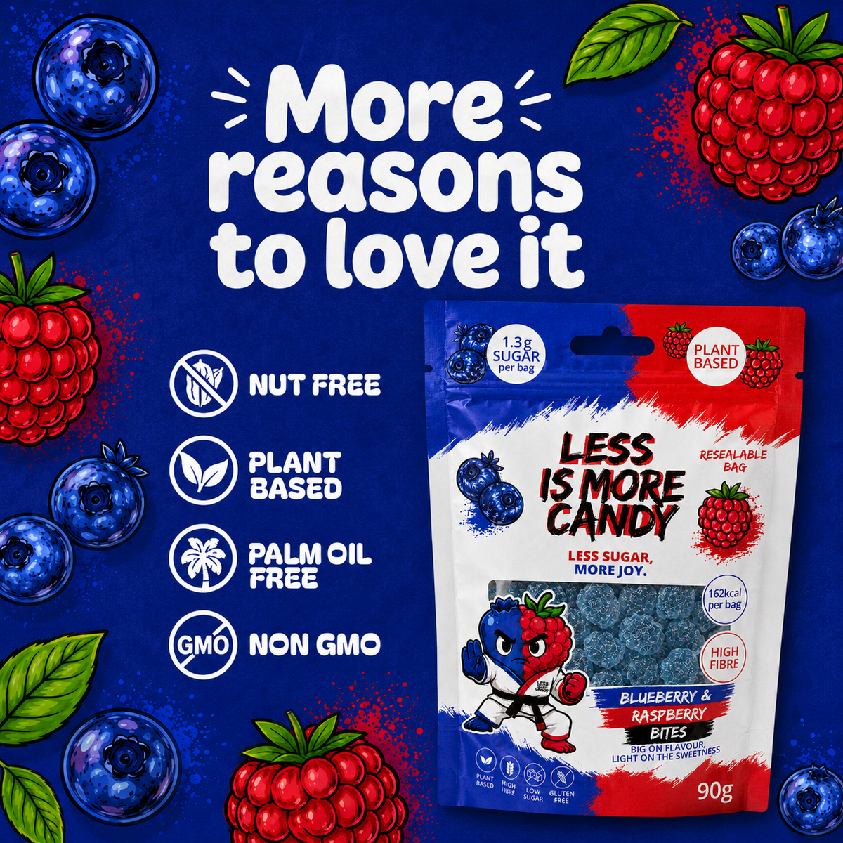 BLUEBERRY & RASPBERRY BITES