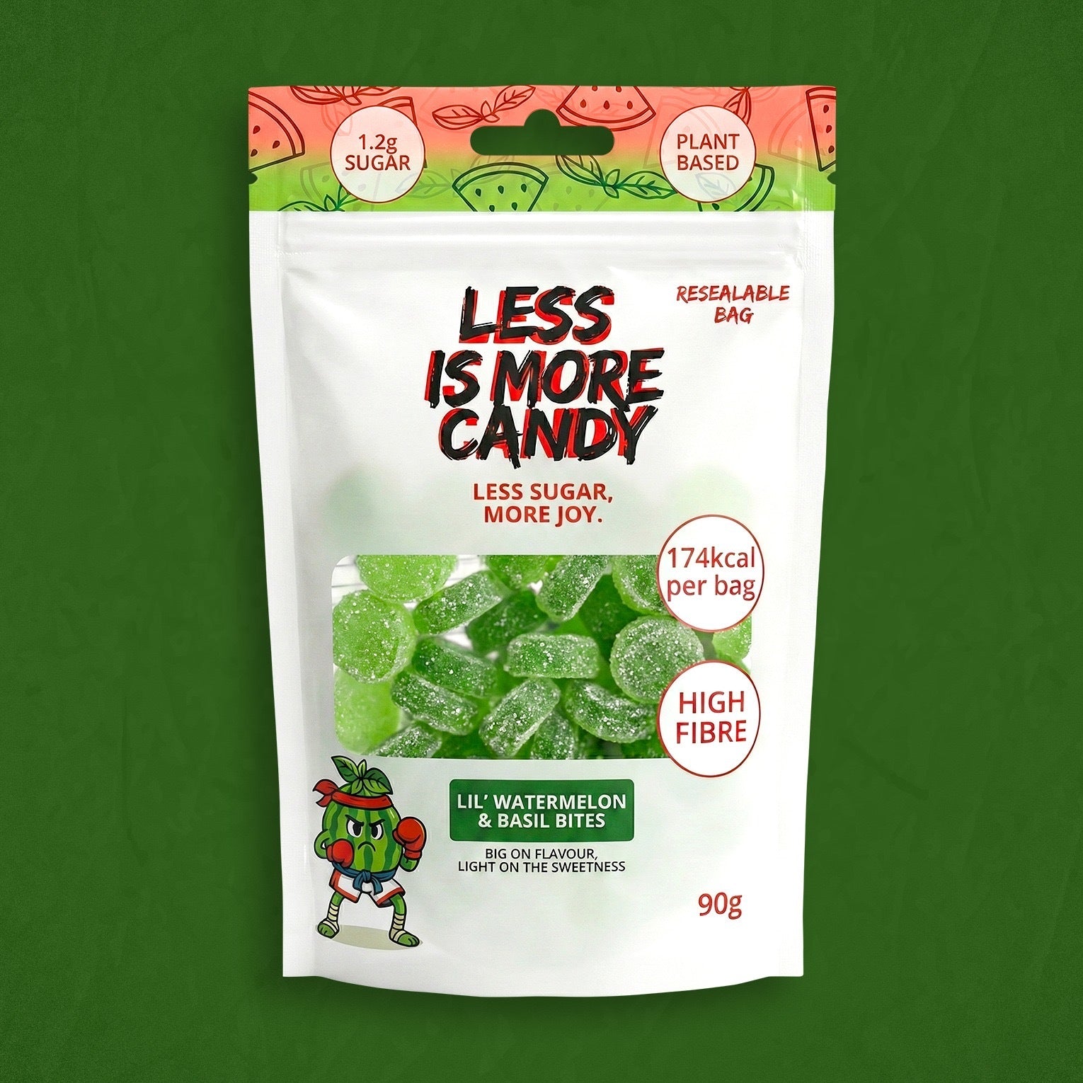 LIL' WATERMELON & BASIL BITES – LESS IS MORE CANDY